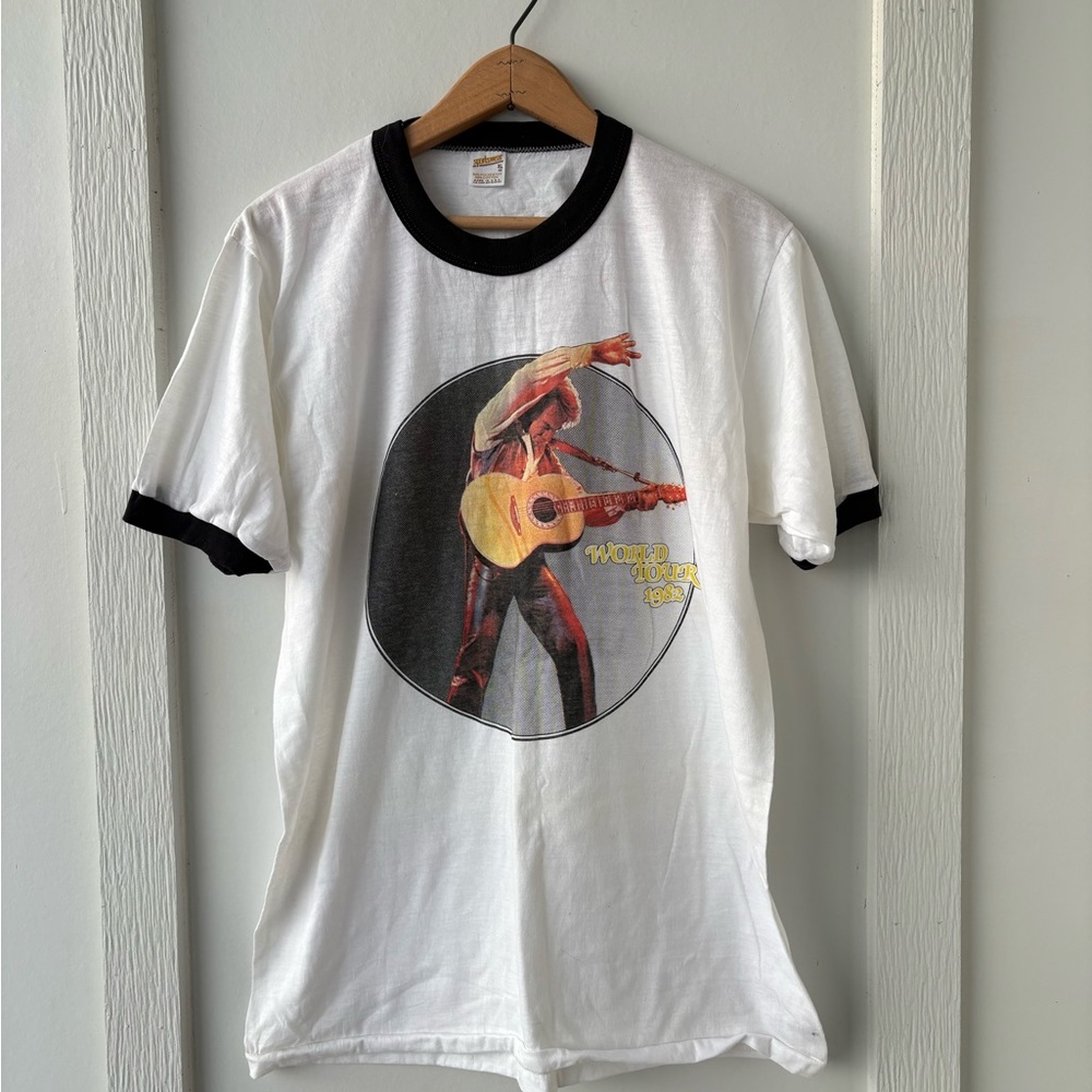 Vintage Neil Diamond Spring Tour 1982 Ringer T-Shirt XL Made in USA - Picture 6 of 6